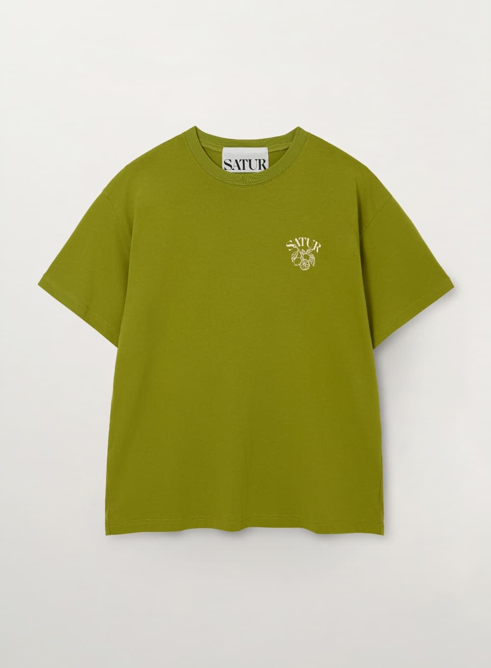 Citron Back Logo T-Shirt - Olive Green