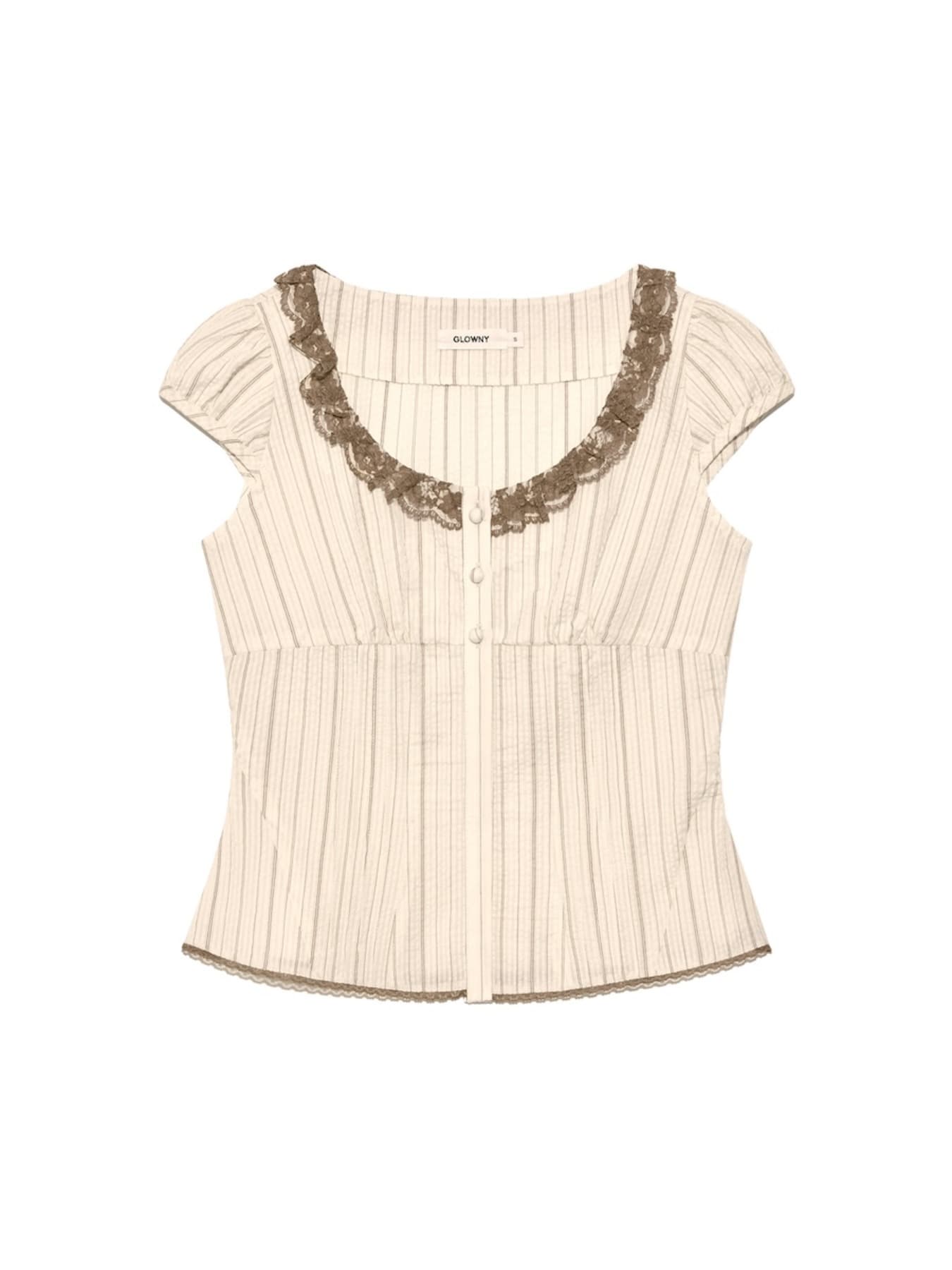 SUGAR PUFF BLOUSE (CINNAMON)