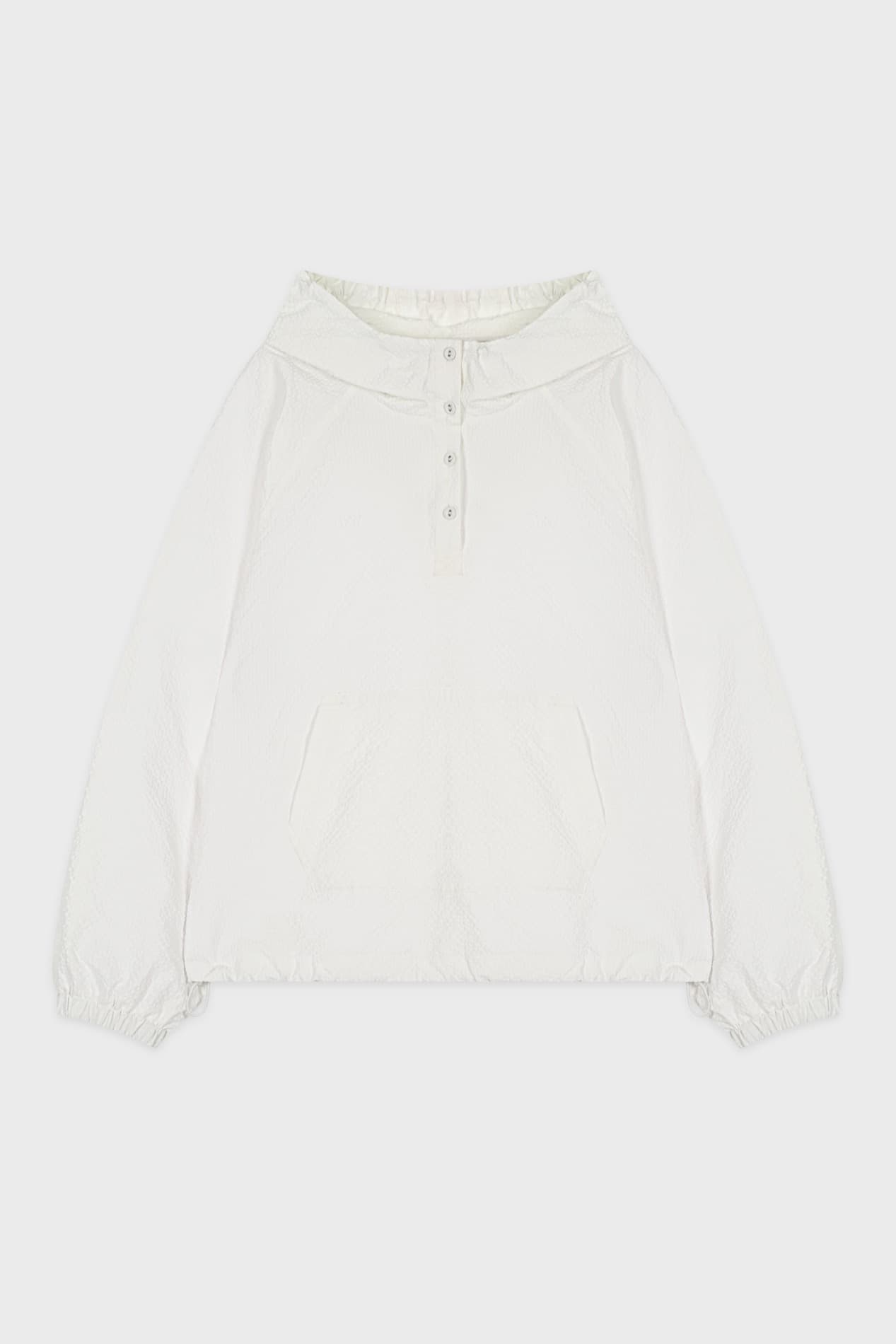 Hoodie Anorak (White)