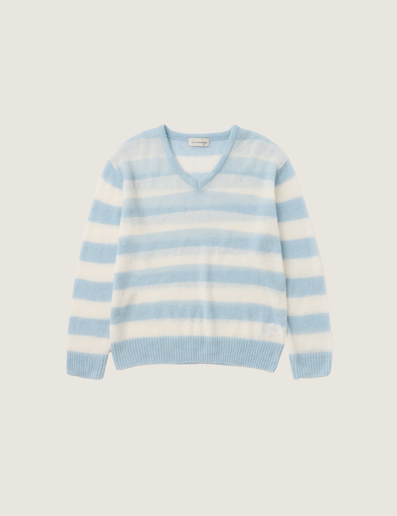 Pony Stripe Knit (Light Blue)