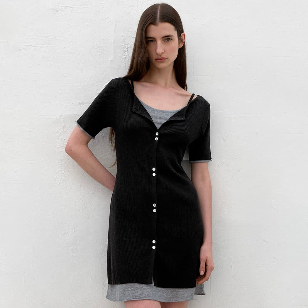 (Z-OP-6290)TALLI SUMMER KNIT DRESS