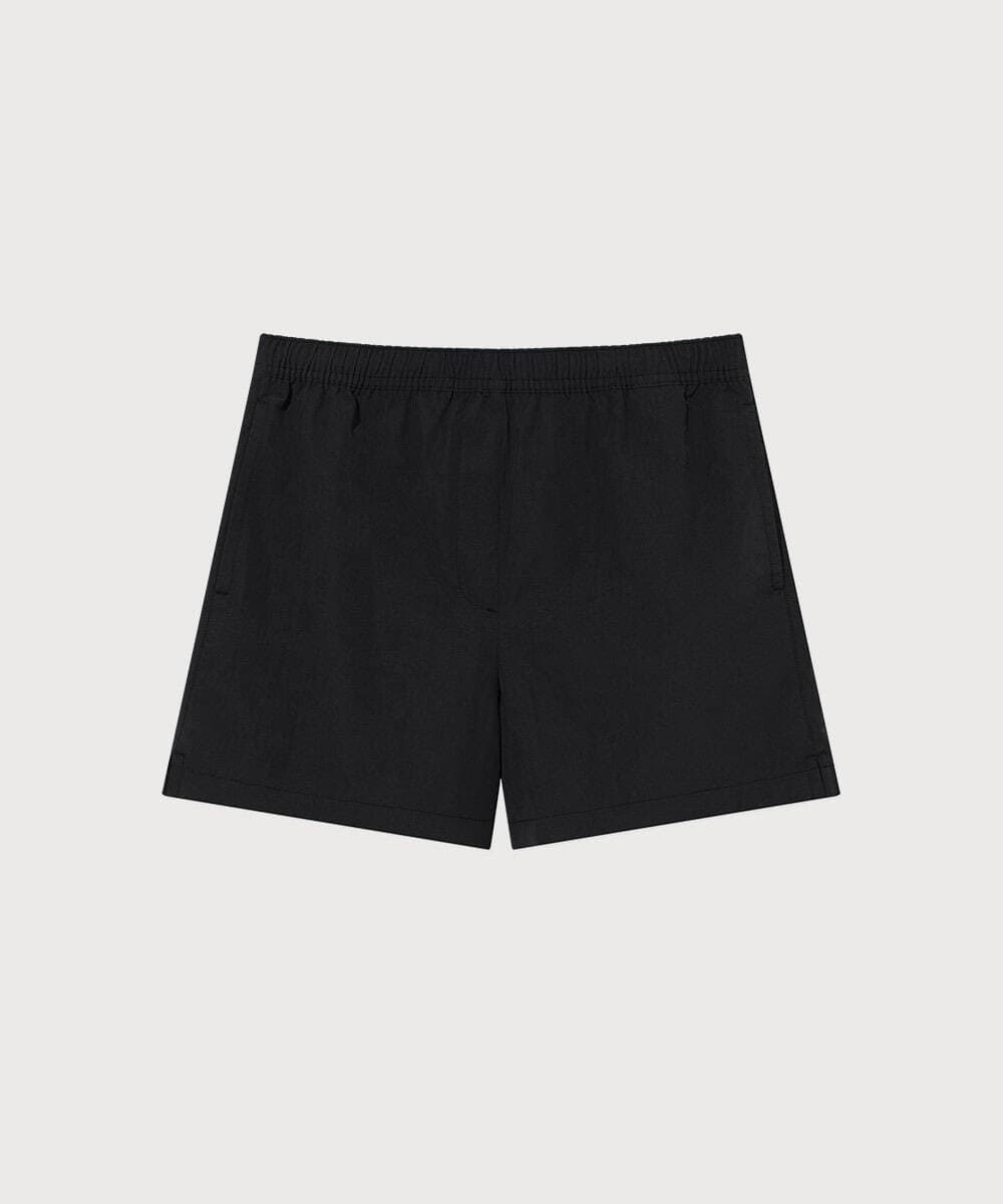 우먼 경량 나일론 쇼츠 Black