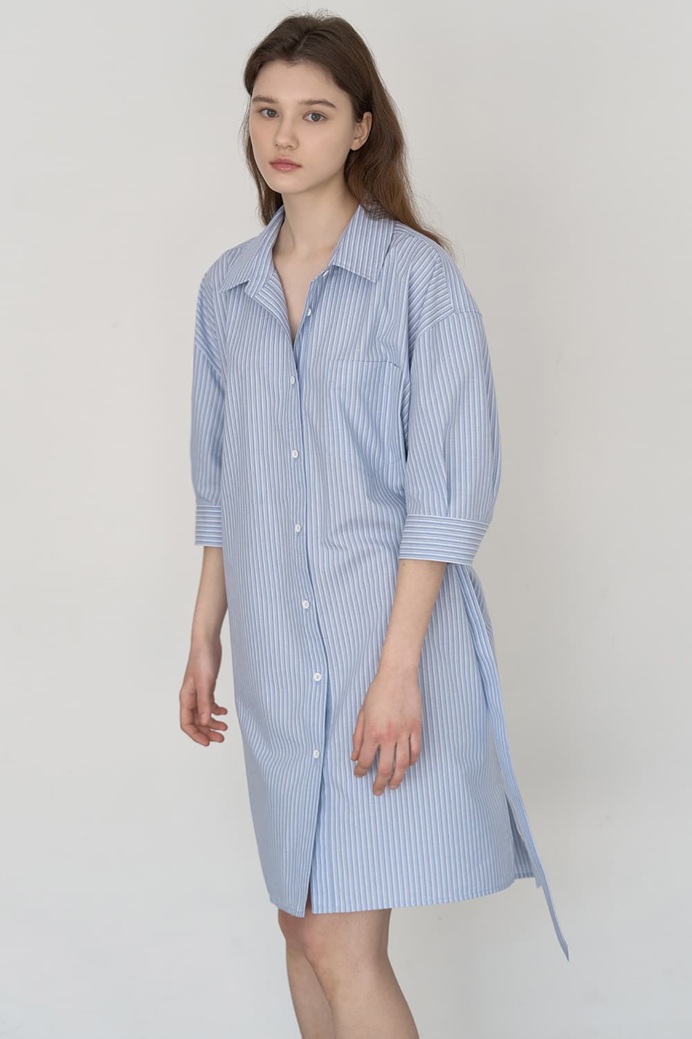 Summer shirt ops Blue/ST [N6PSOP01]
