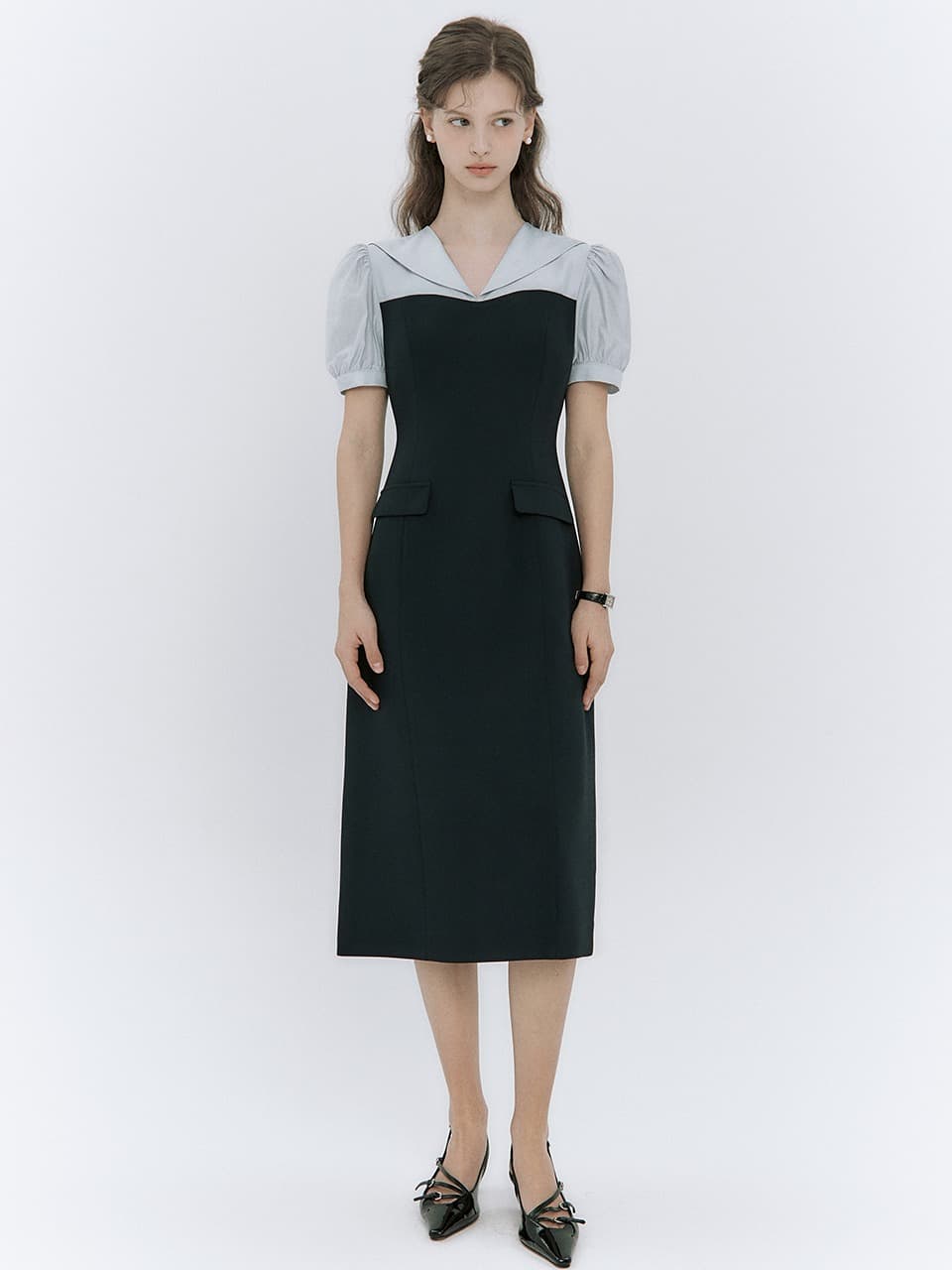 Aella summer block dress