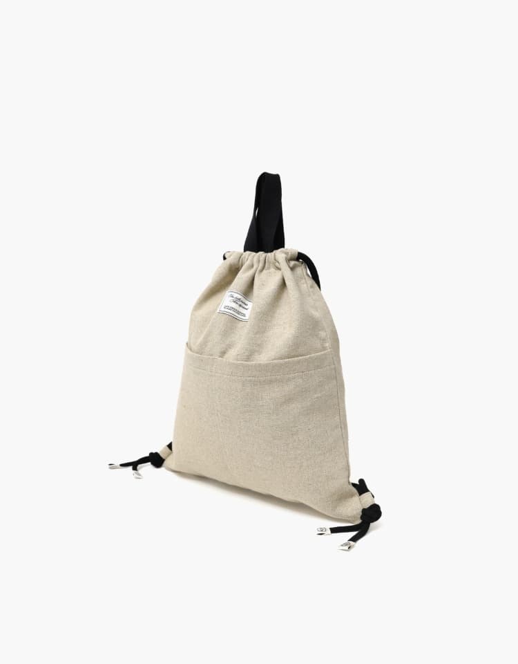 mignon drawstring backpack - black