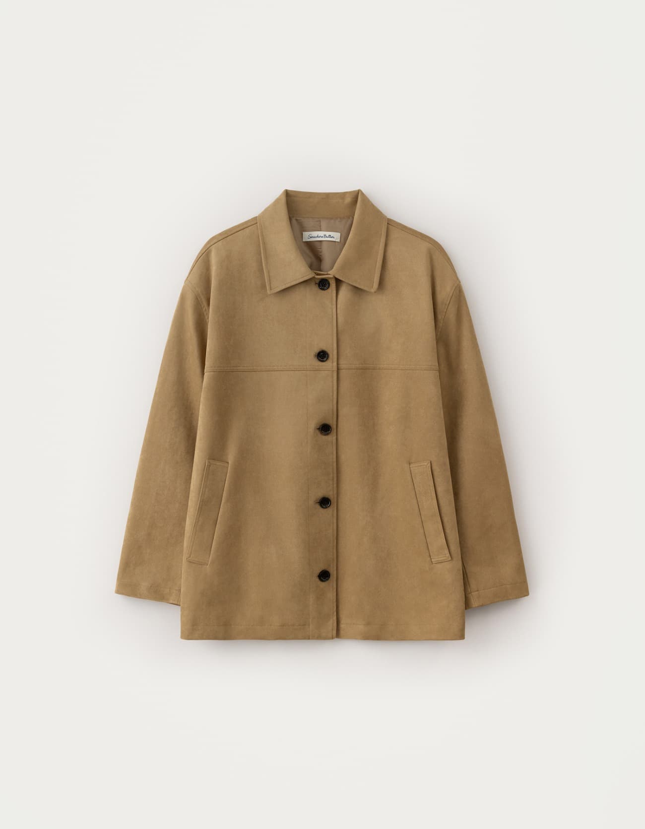 Nove Suede Jacket - Beige