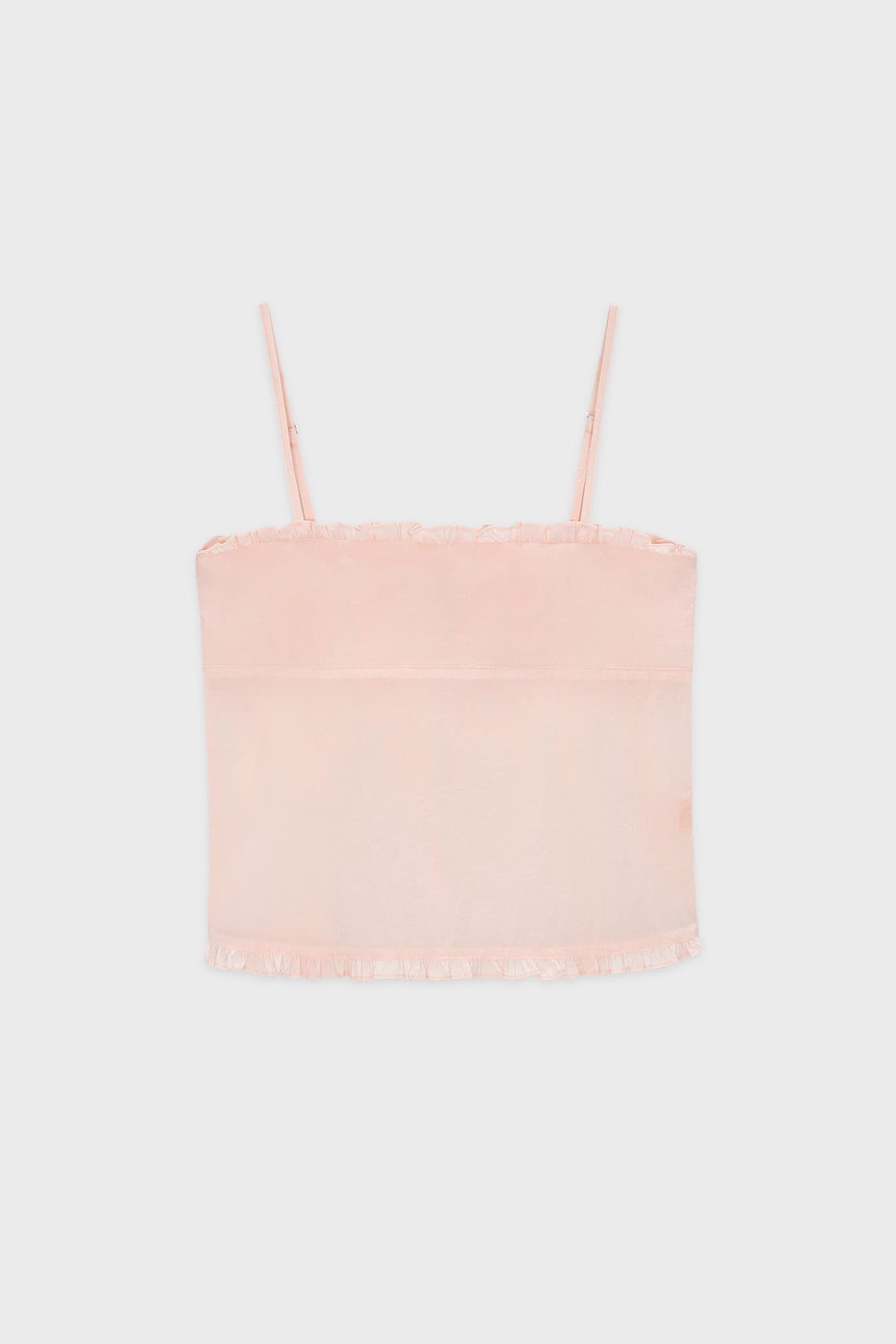 Layered Frill Blouse (Light Pink)