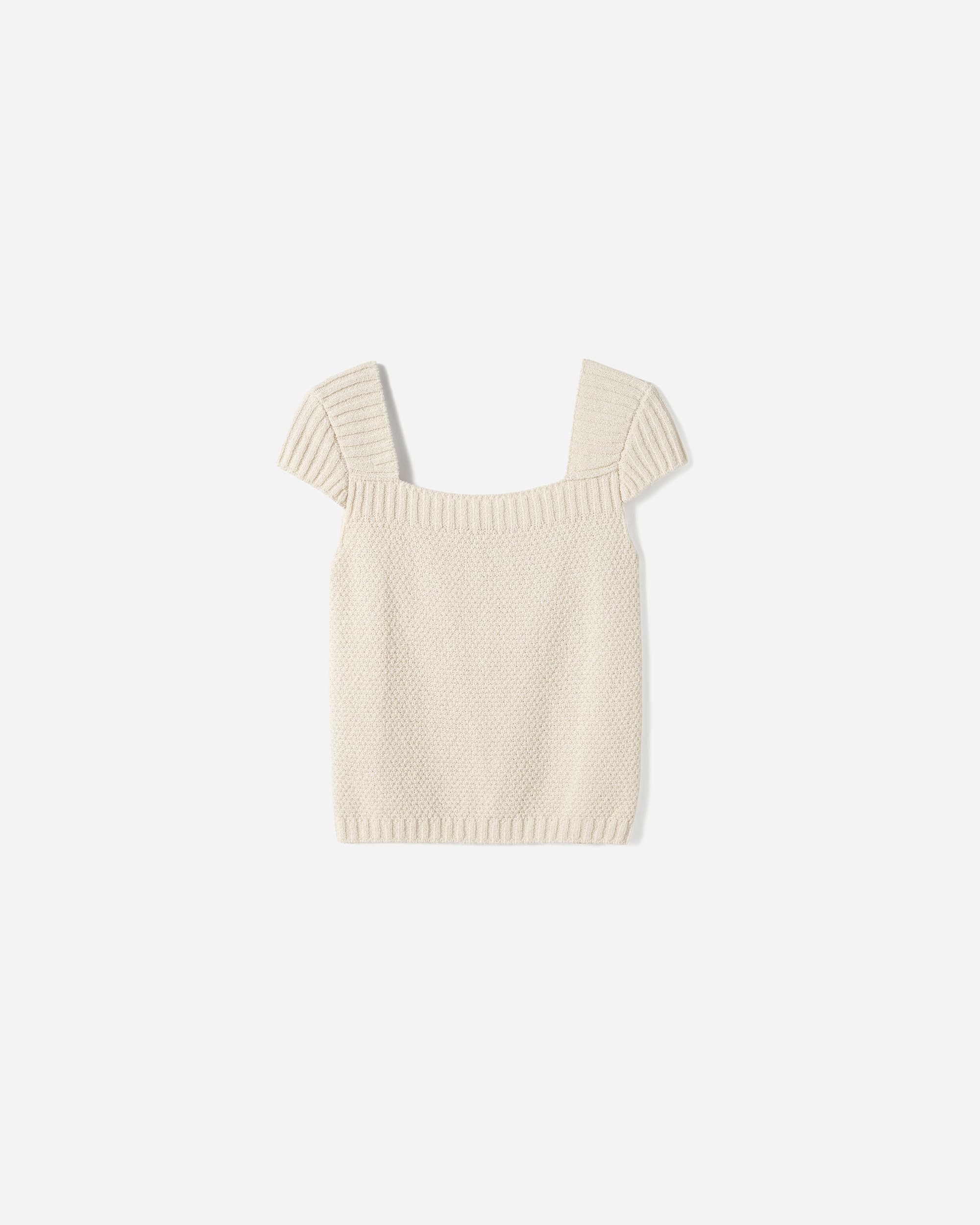 Emily Cap-Sleeve Pullover Knit