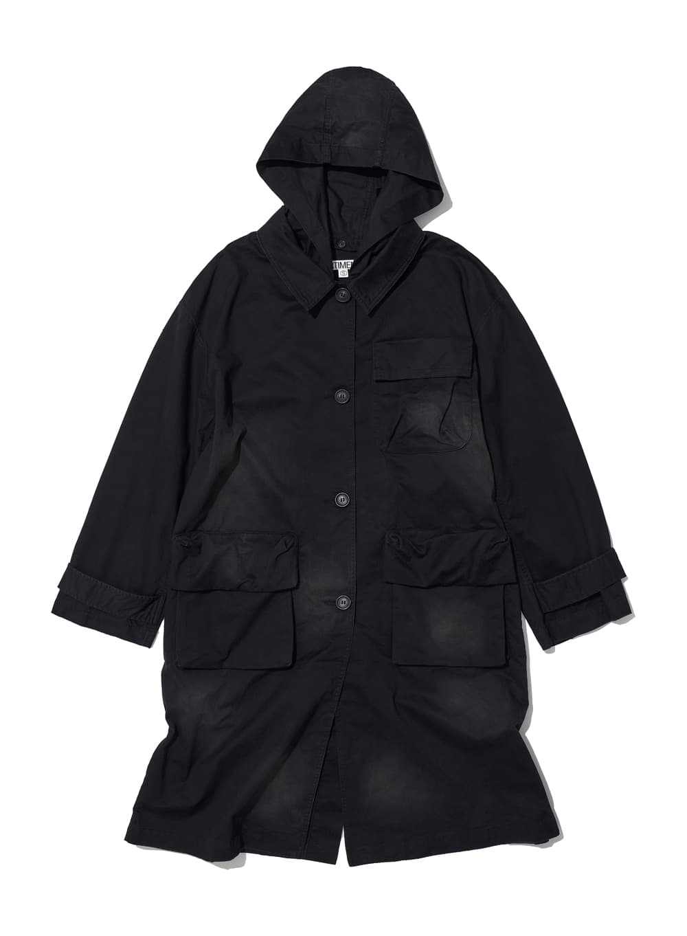 2WAY WASHED POCKET BALMACAAN COAT_BLACK