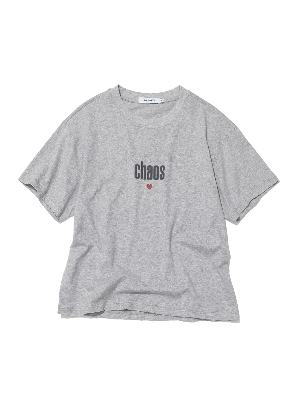 POSITIVE CHAOS PRINTED TEE_MELANGE
