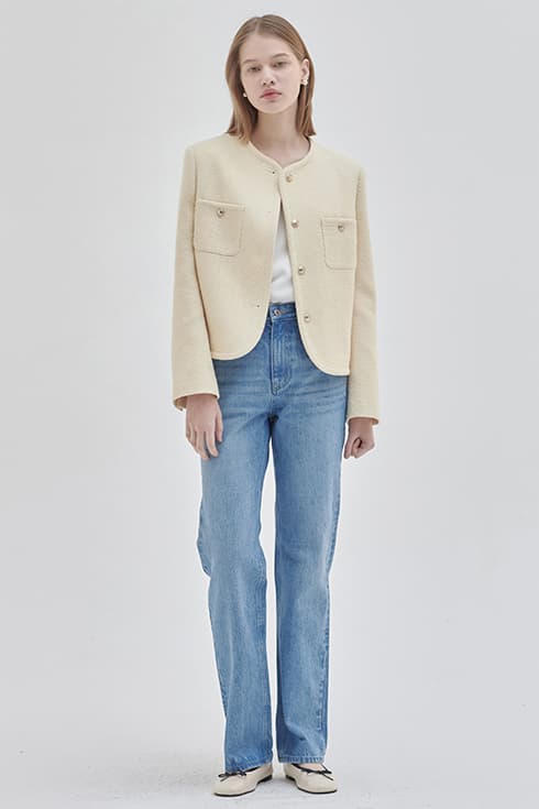 24SN straight fit denim [M/BL]