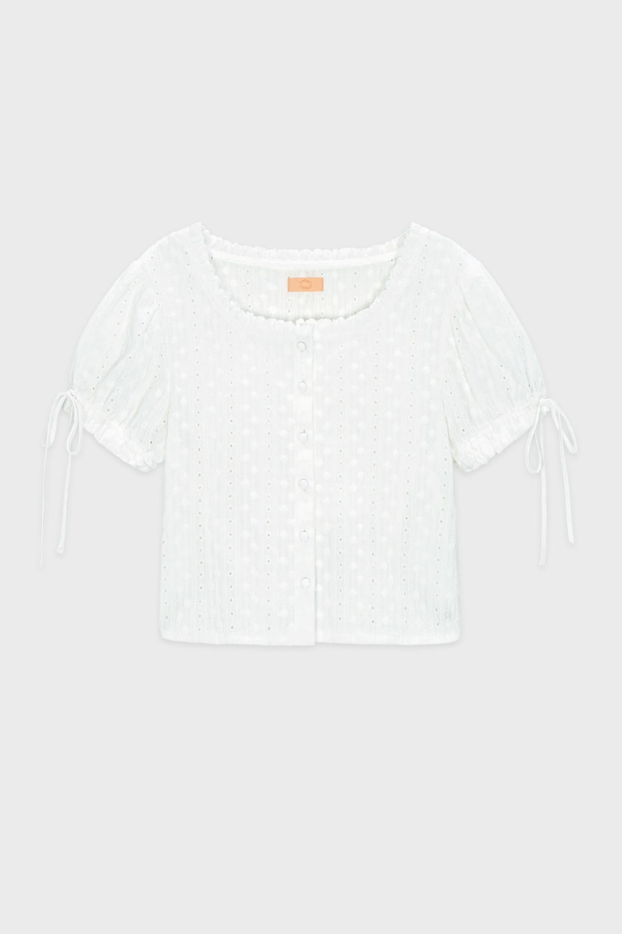 Eyelet Blouse (White)