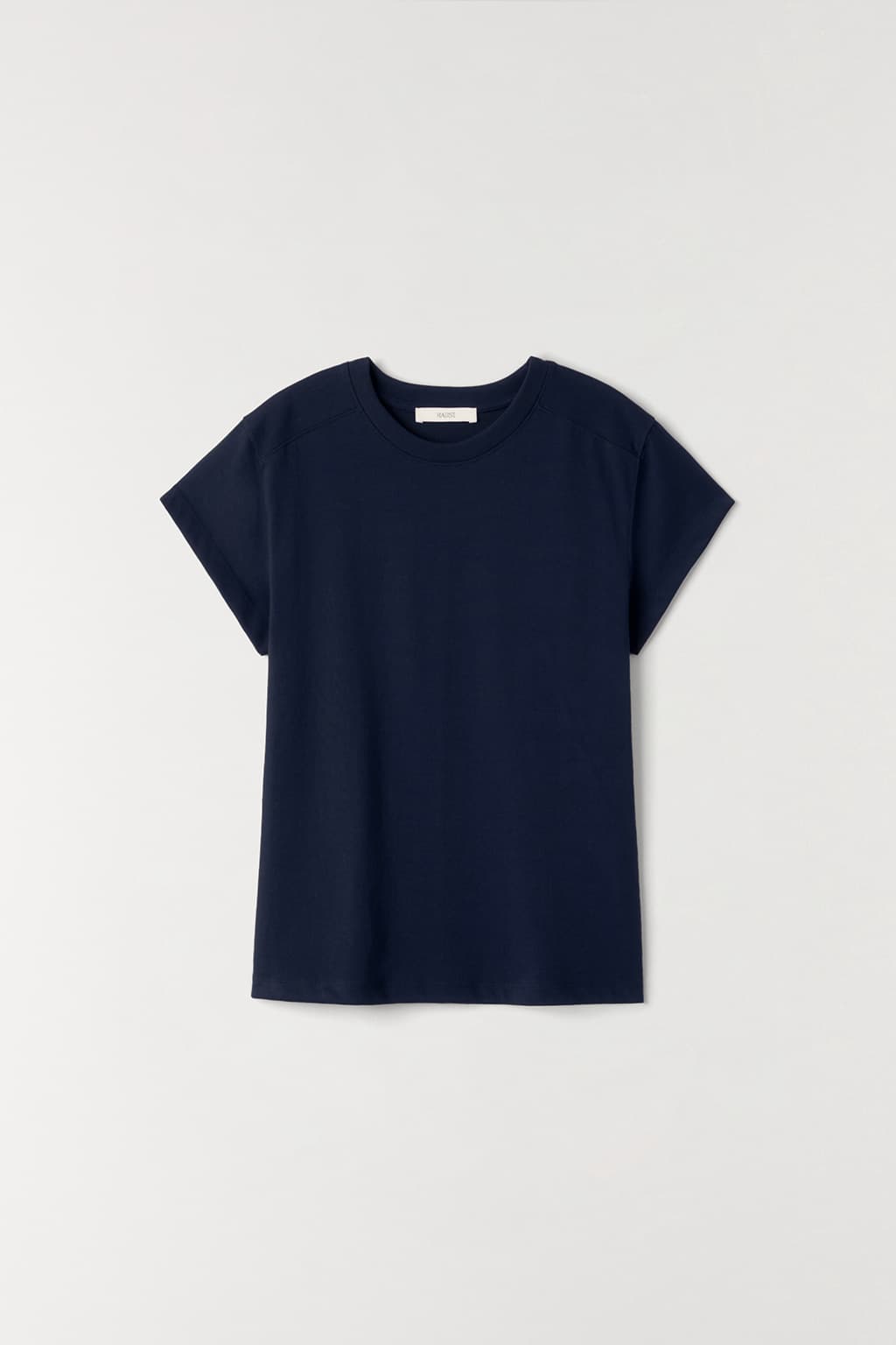 데일리 절개 반팔 티셔츠 NAVY
