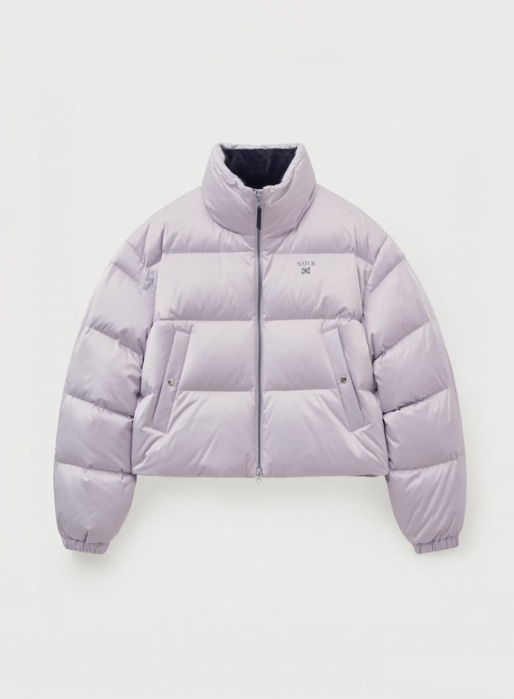 (W) Loren Crop Duck Down Padding - Lavender