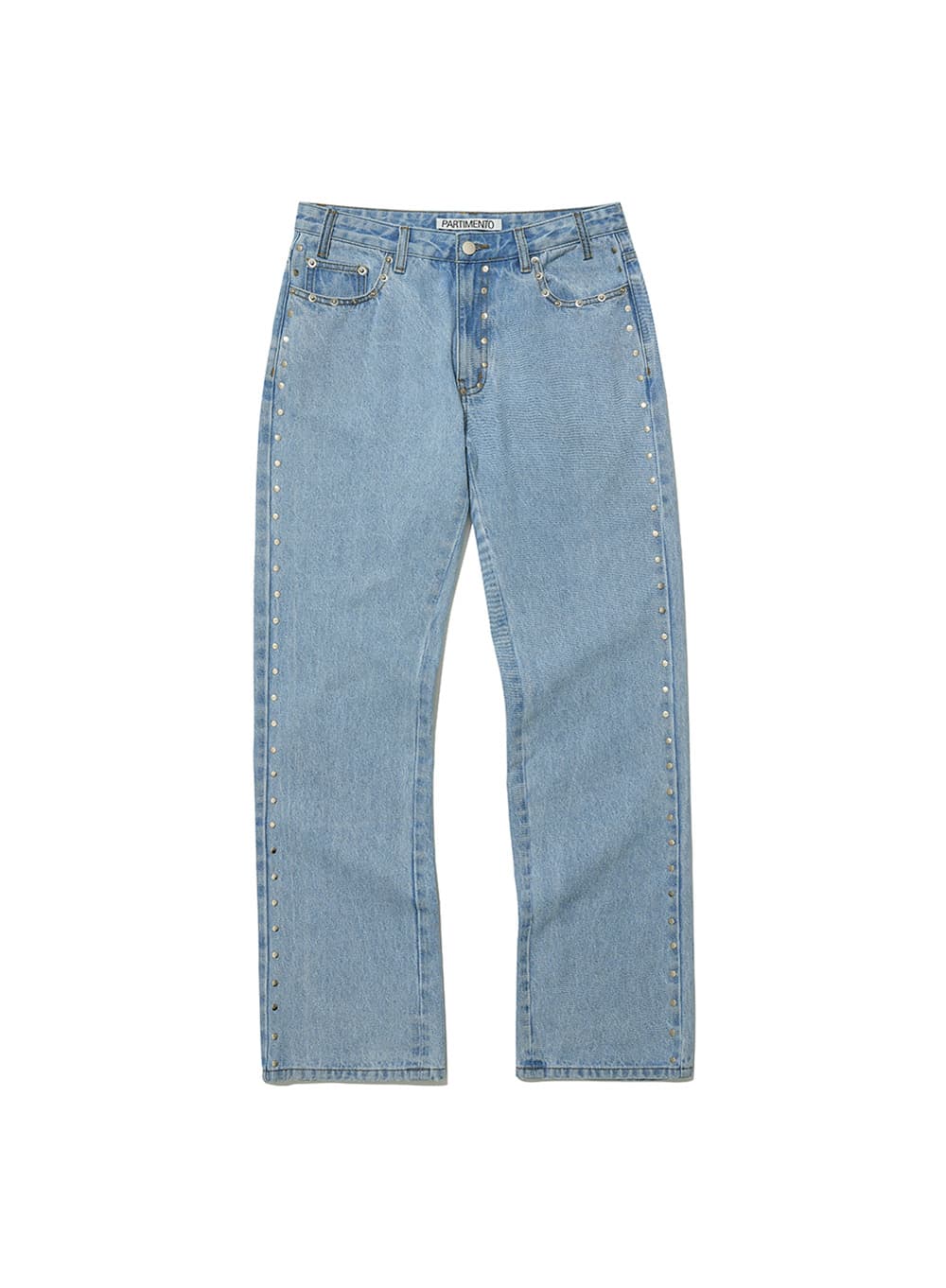 STUD POINTED JEANS_LIGHT BLUE