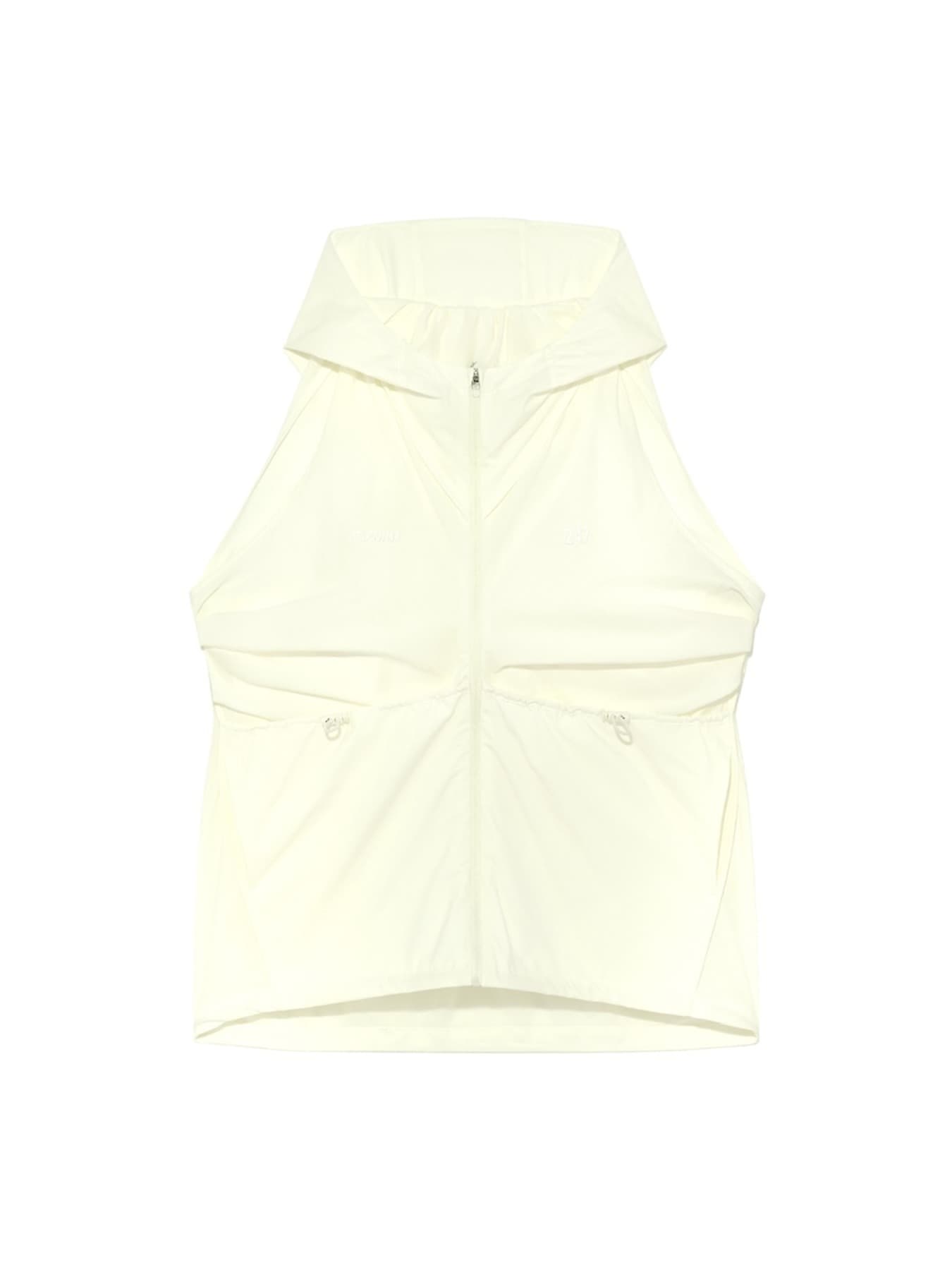 BREEZE RUN TRACK VEST (IVORY)