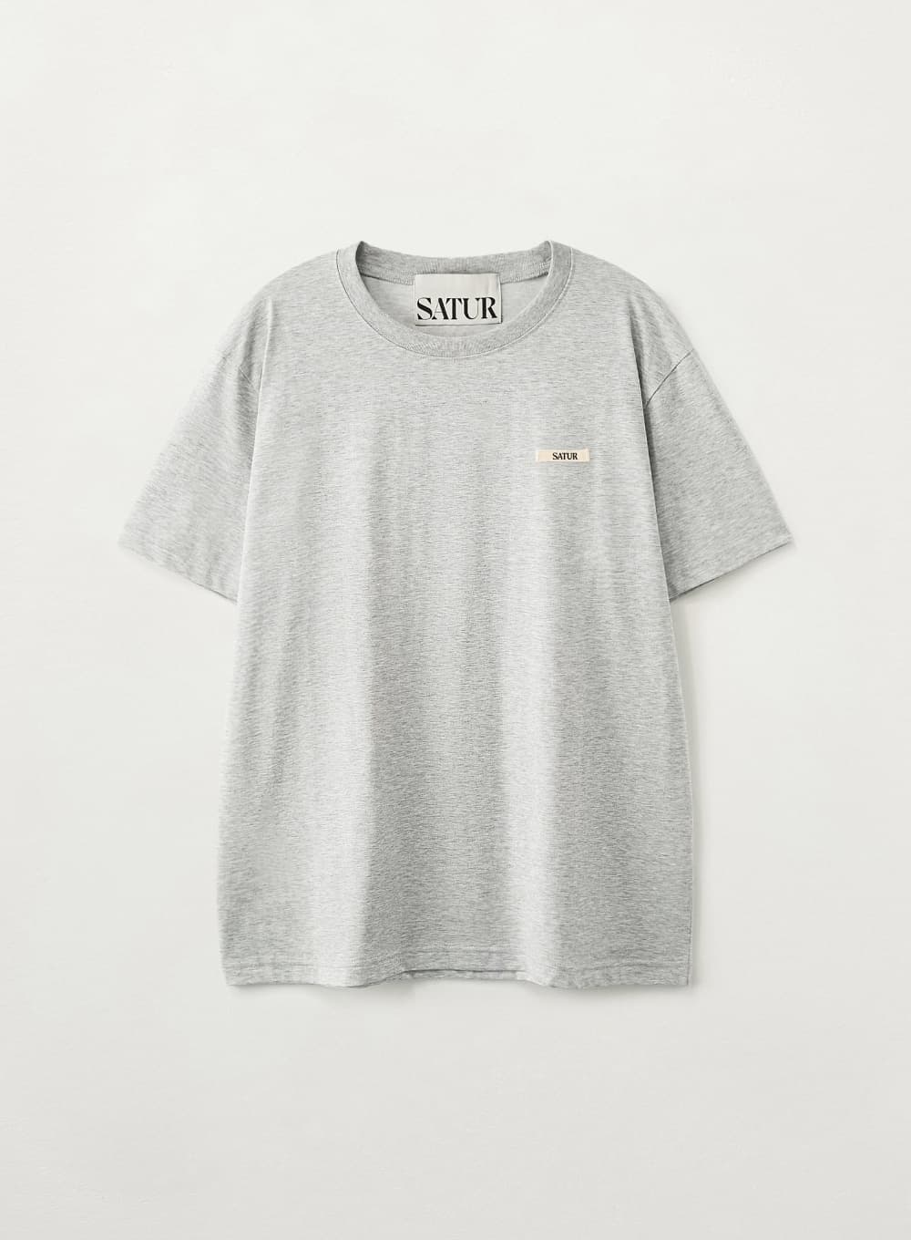 Supima Basic Crewneck T-Shirt - Melange Gray