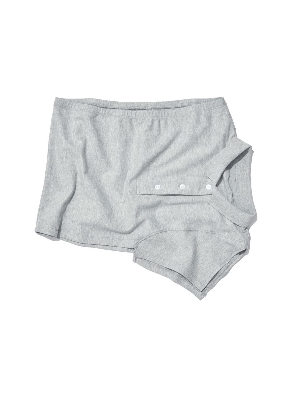 REWORKED POLO MINI SKIRT_MELANGE