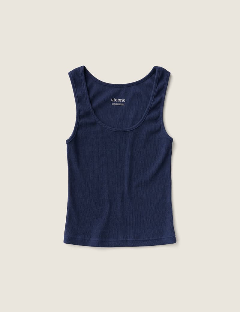 Essential Sleeveless Top (Navy)