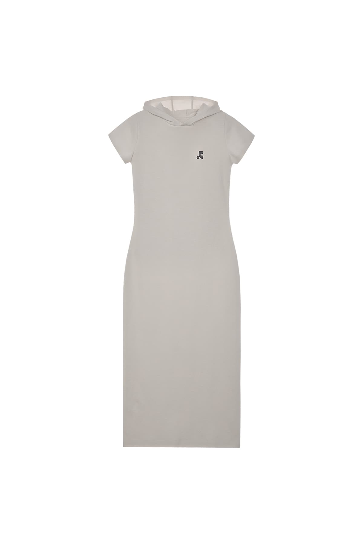 HOOD MAXI DRESS - LIGHT BEIGE
