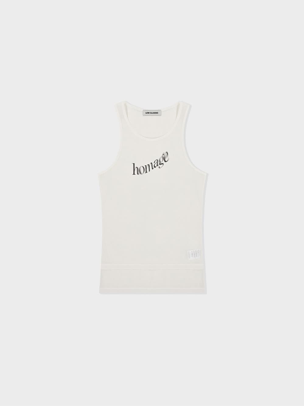 Homage Sleeveless T-Shirt_White