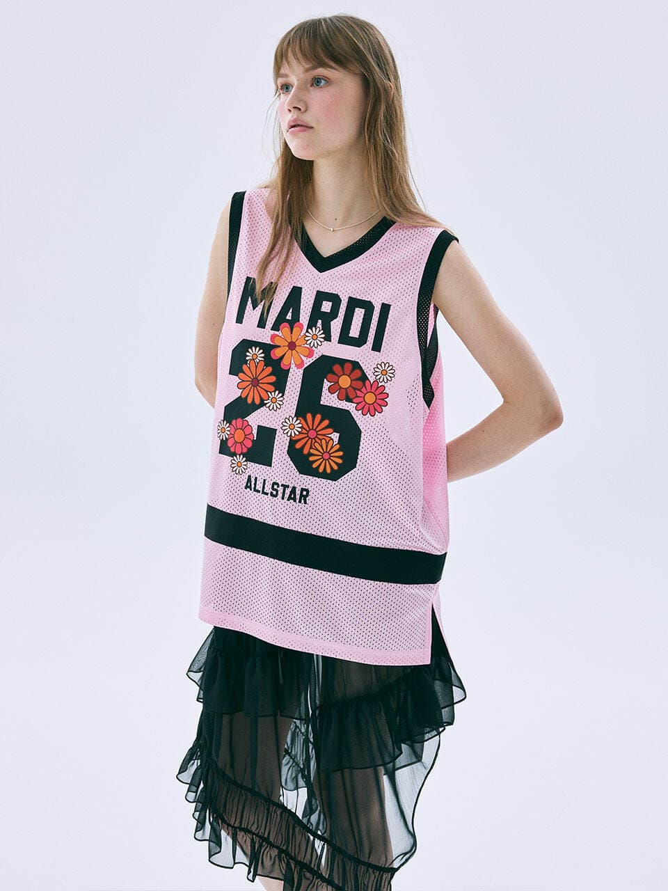 MESH JERSEY TOP SLEEVELESS BLOSSOM_PINK