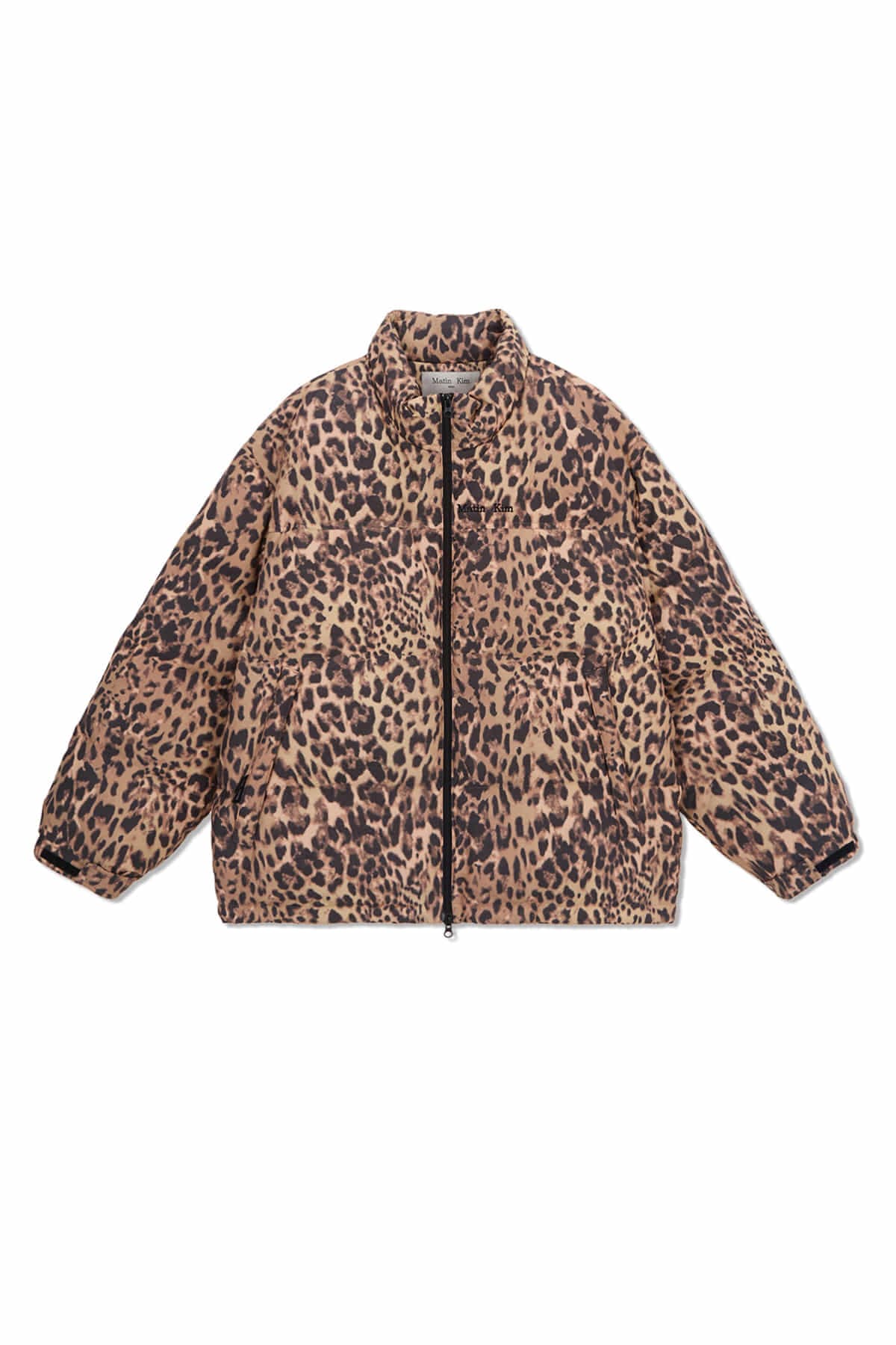 LEOPARD DOWN JUMPER IN MIX