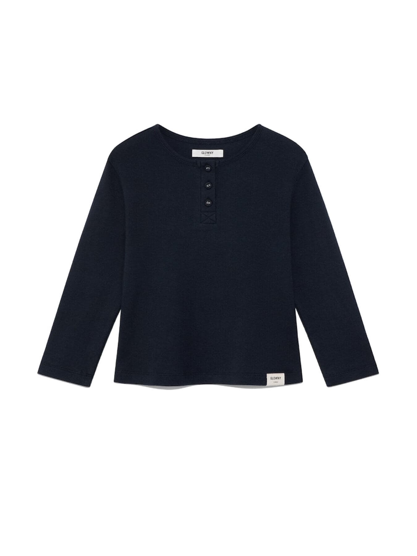 3/4 BUTTON FLY TEE (NAVY)