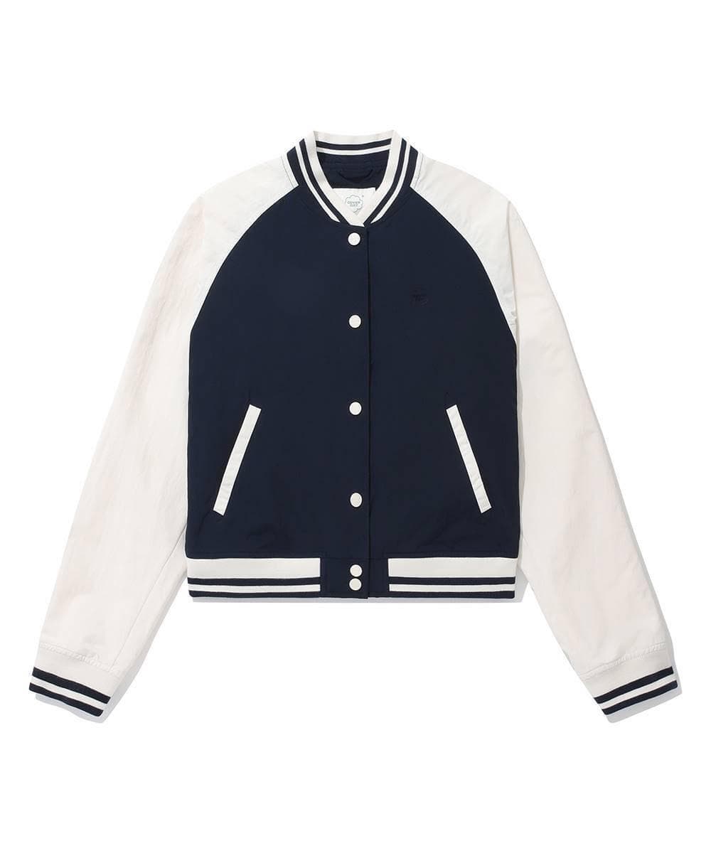우먼 바시티 자켓 Navy