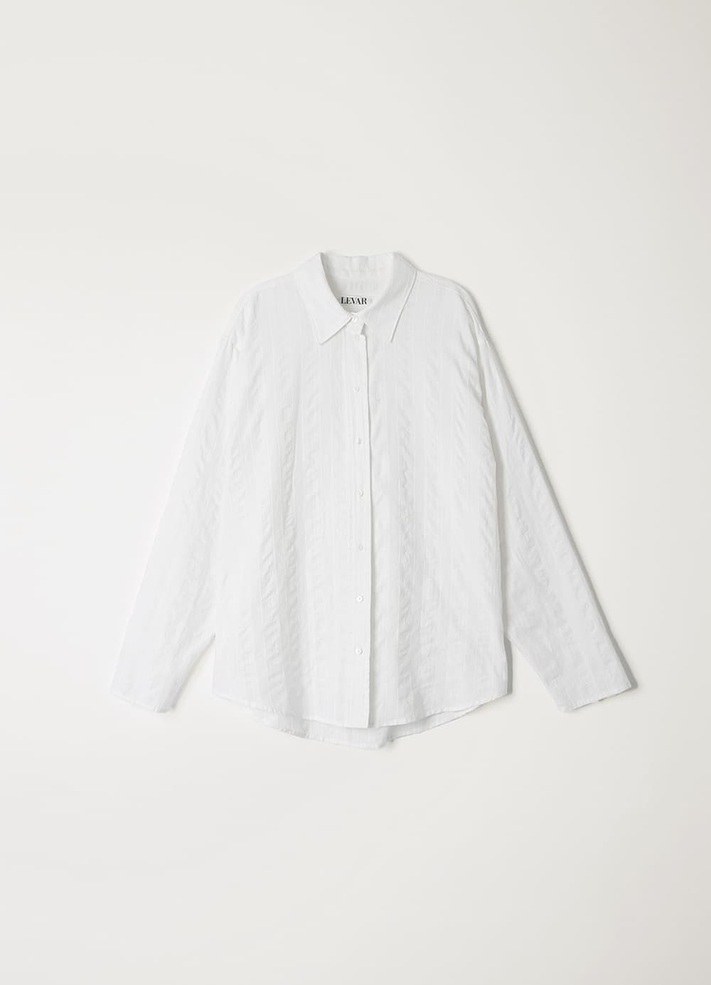 Natural Wave Cotton Shirt - Off White
