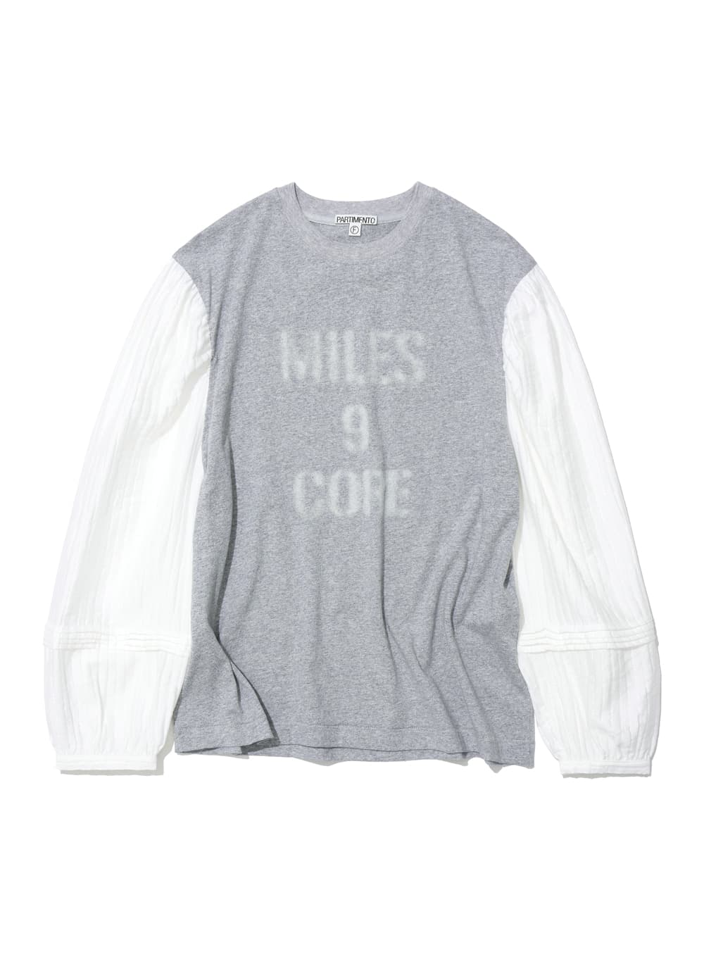 MILES 9 CORE BLOUSE LAYERED TOP_MELANGE