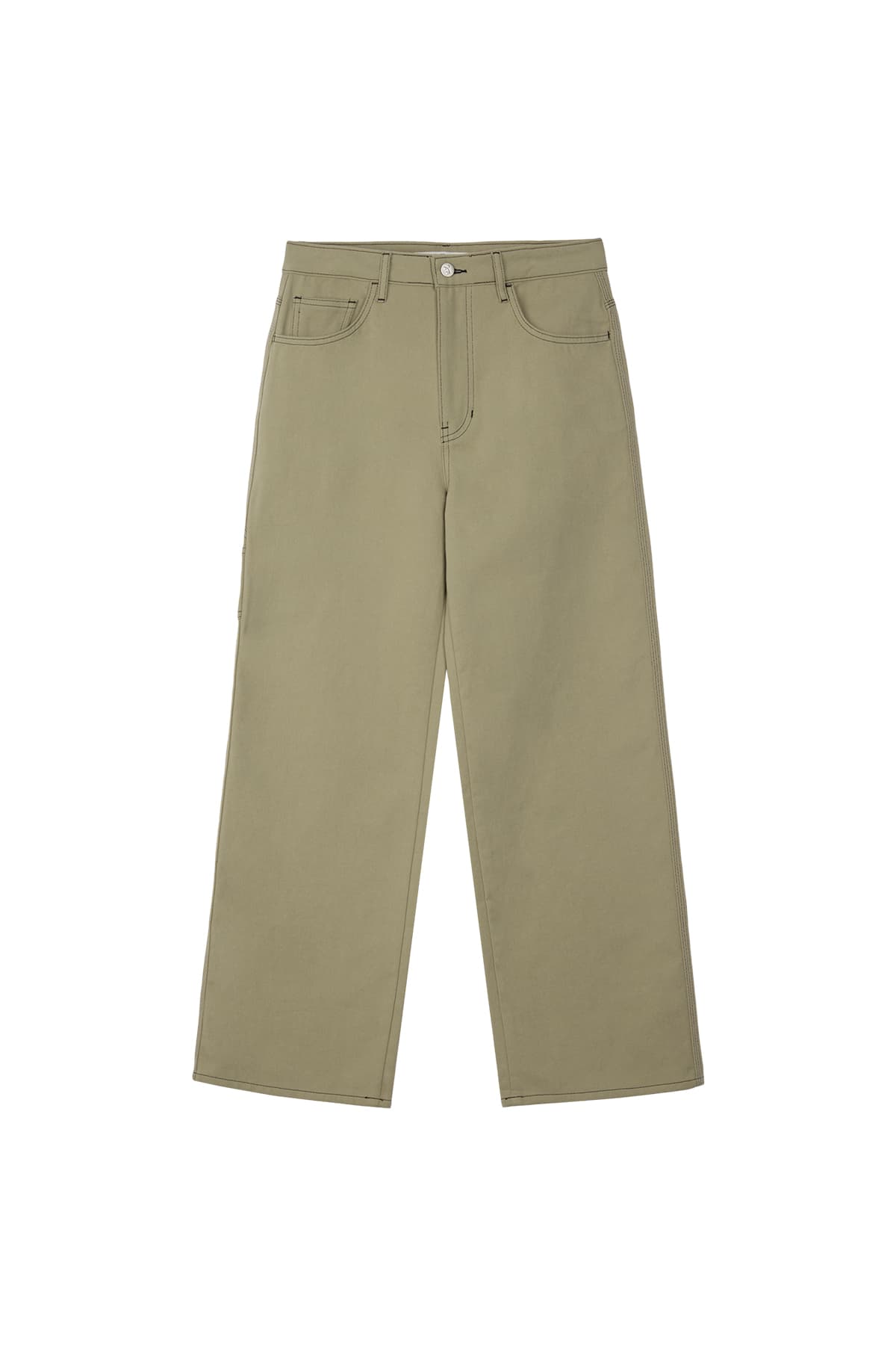 STITCH CARPENTER PANTS - BEIGE
