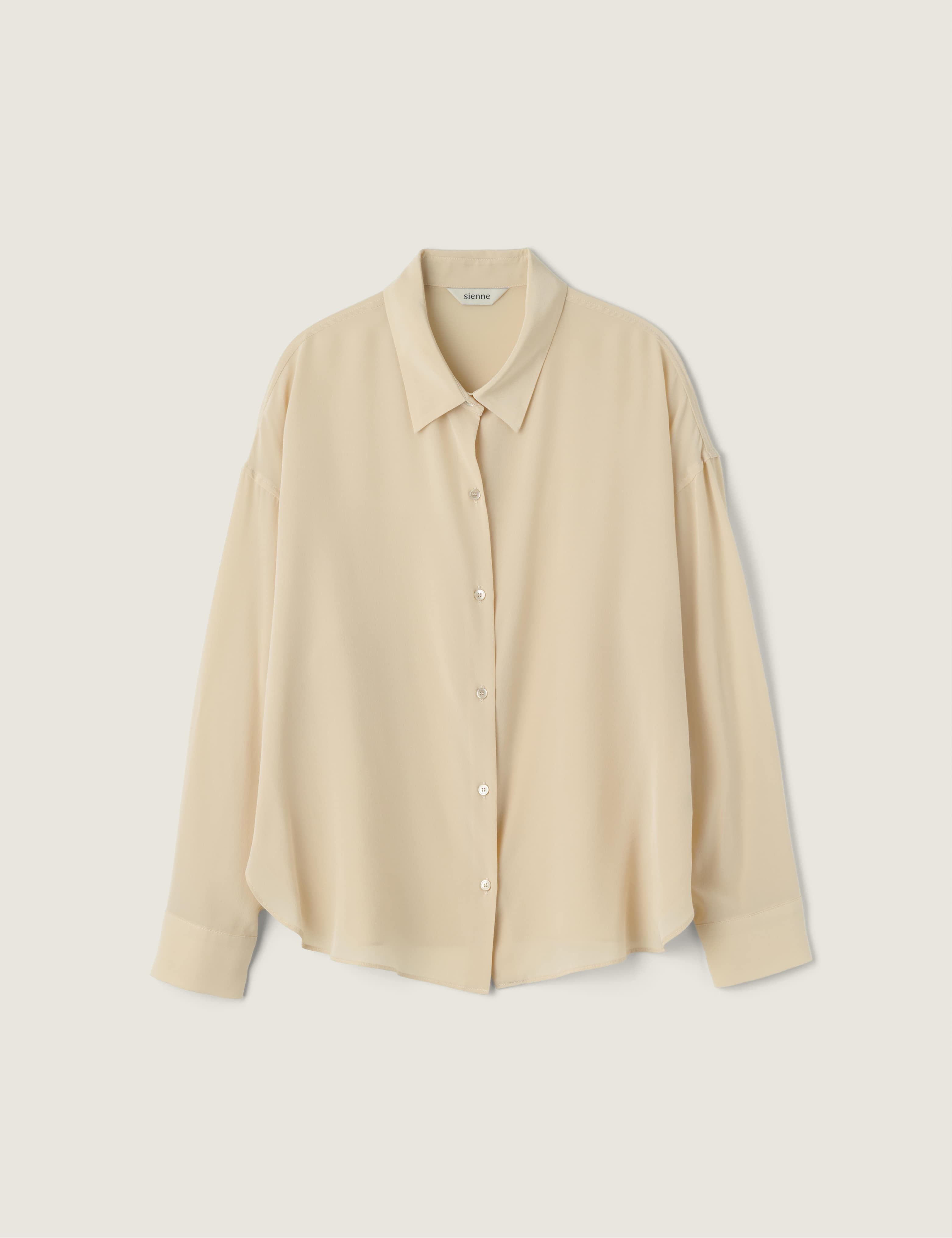 Jane Silk Shirt (Beige)