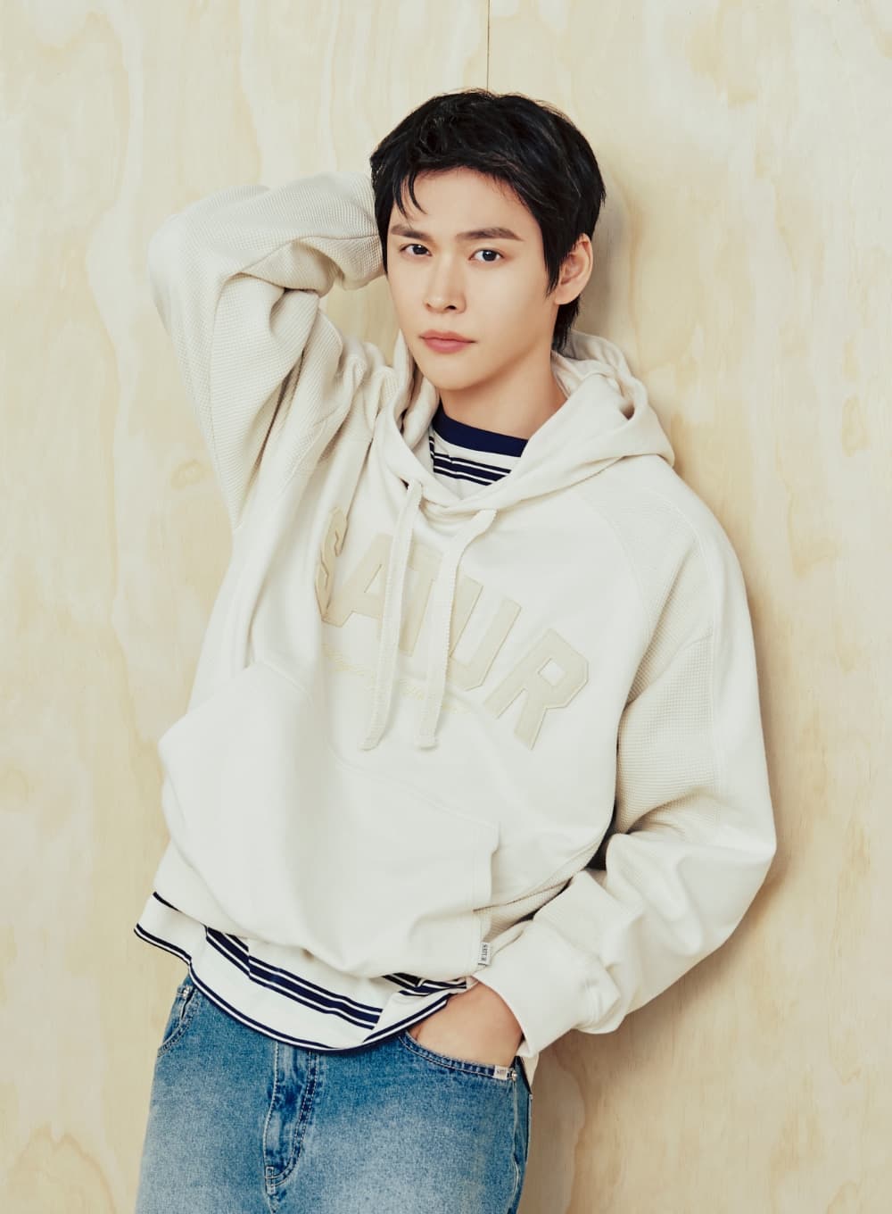 Lugo Panel Hoodie - Cream