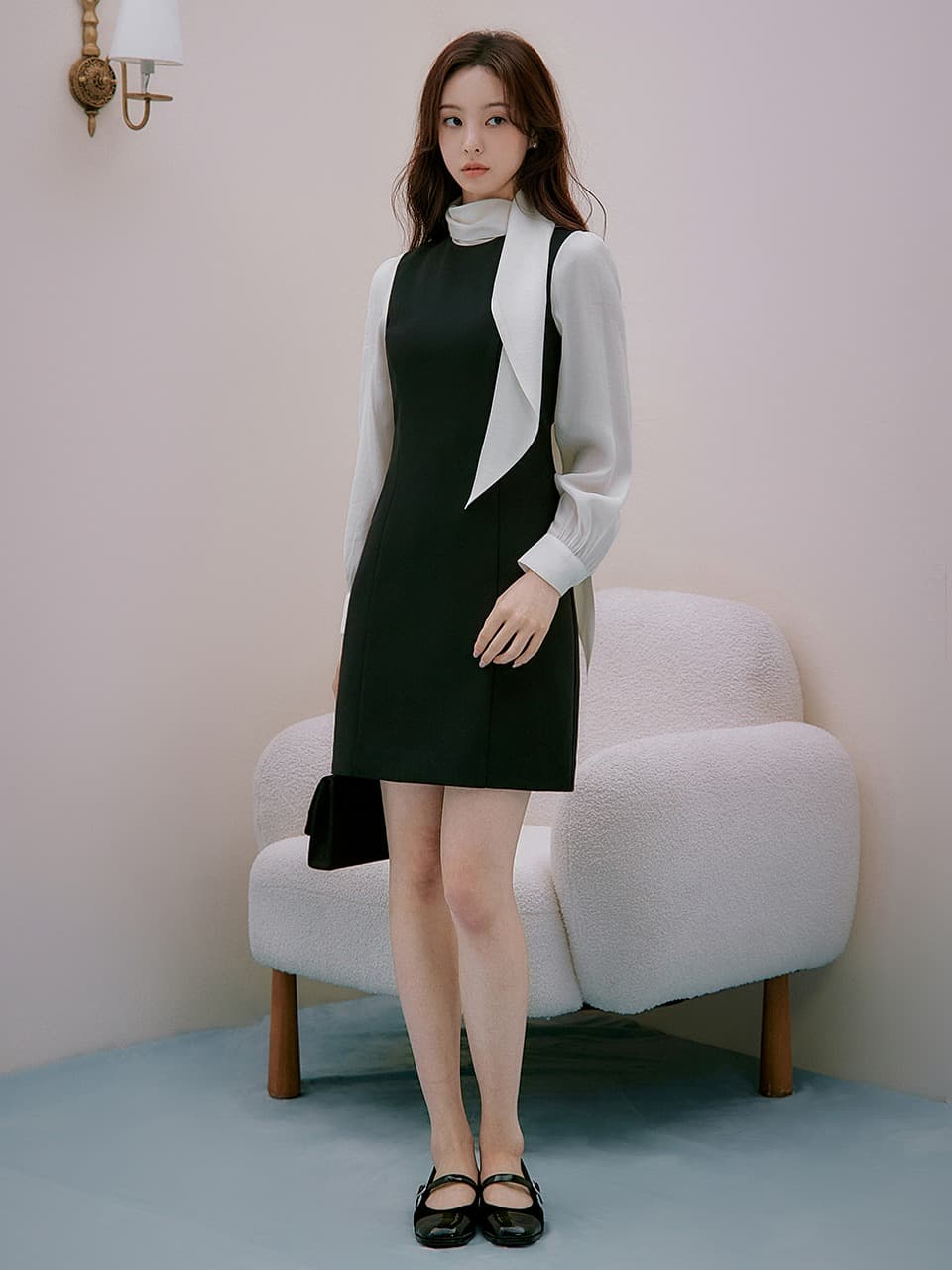 Emile Tie Mini Dress