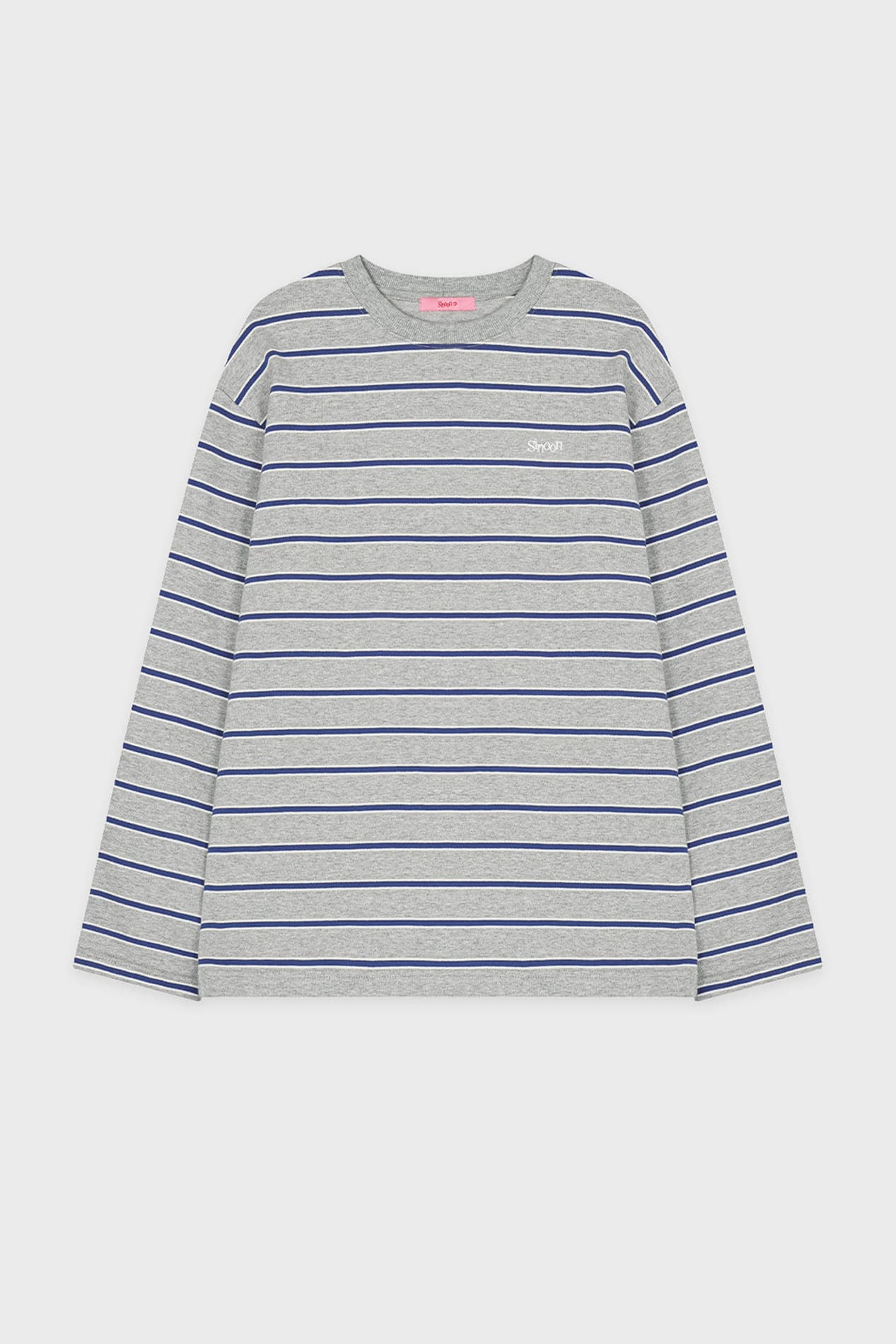 Multi Stripe Long Sleeve (Melange Grey)