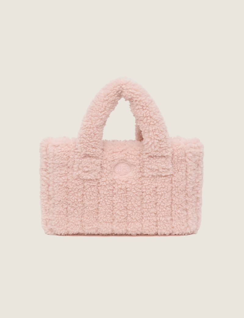 Shearing Bear Padding Bag (Baby Pink)