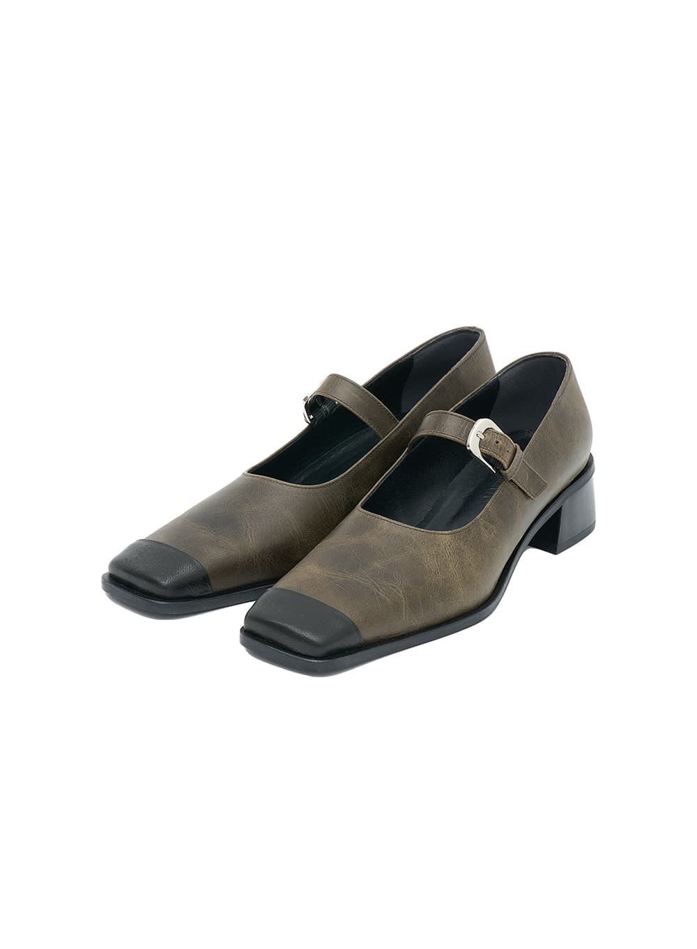 SQUARE TOE MARY JANE_BROWN