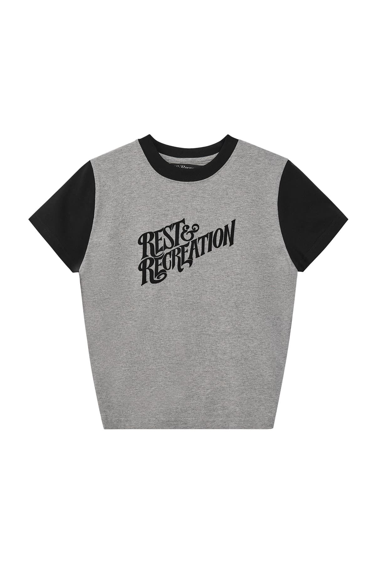 WAVE LOGO COLORATION T-SHIRT - GREY