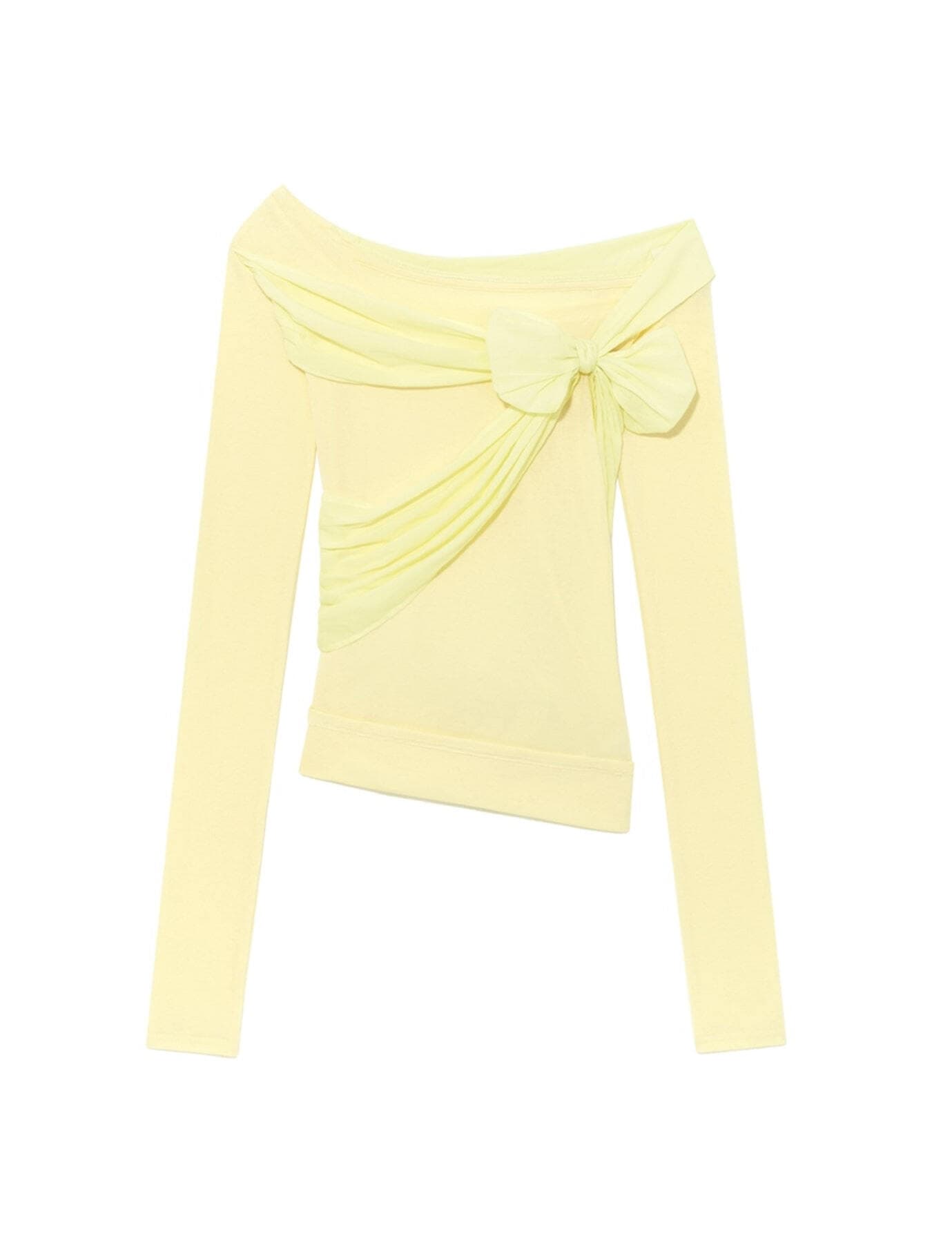 LOREN BOW LONG SLEEVE (LIGHT YELLOW)