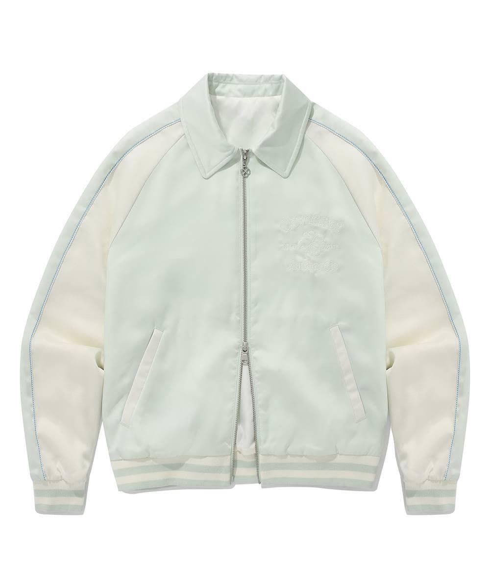 우먼 아치 클로버하트 스카잔 자켓 Light Green