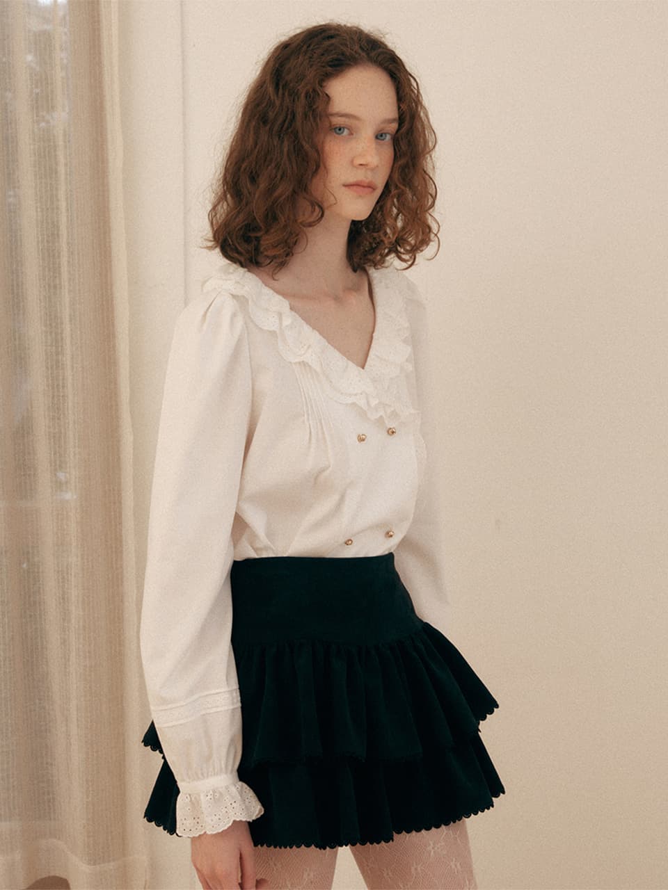 Antique Button Blouse