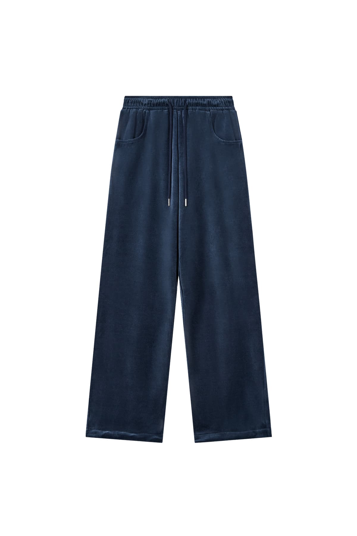 VELVET PANTS - NAVY