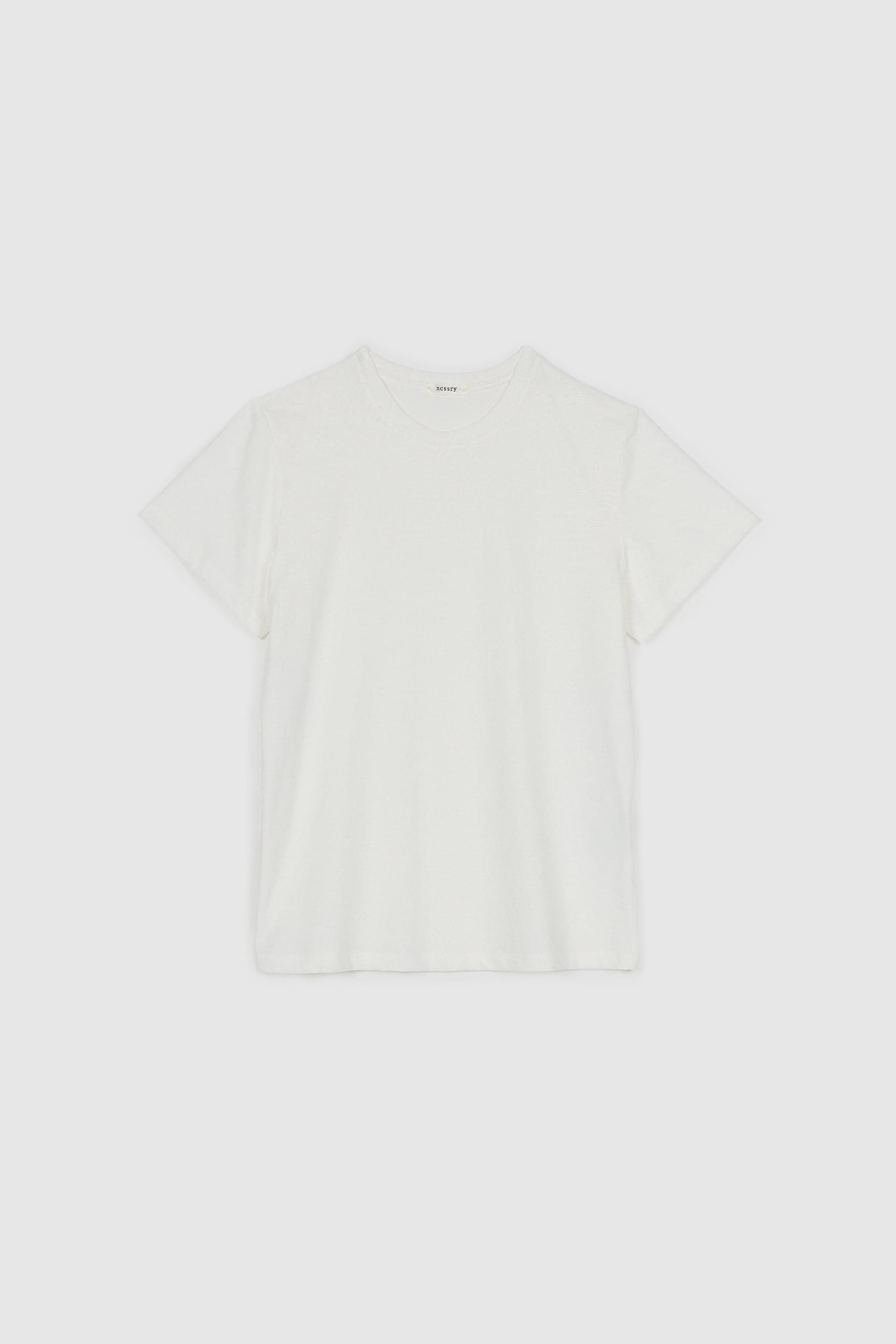 Fine Rib T-shirt (White)