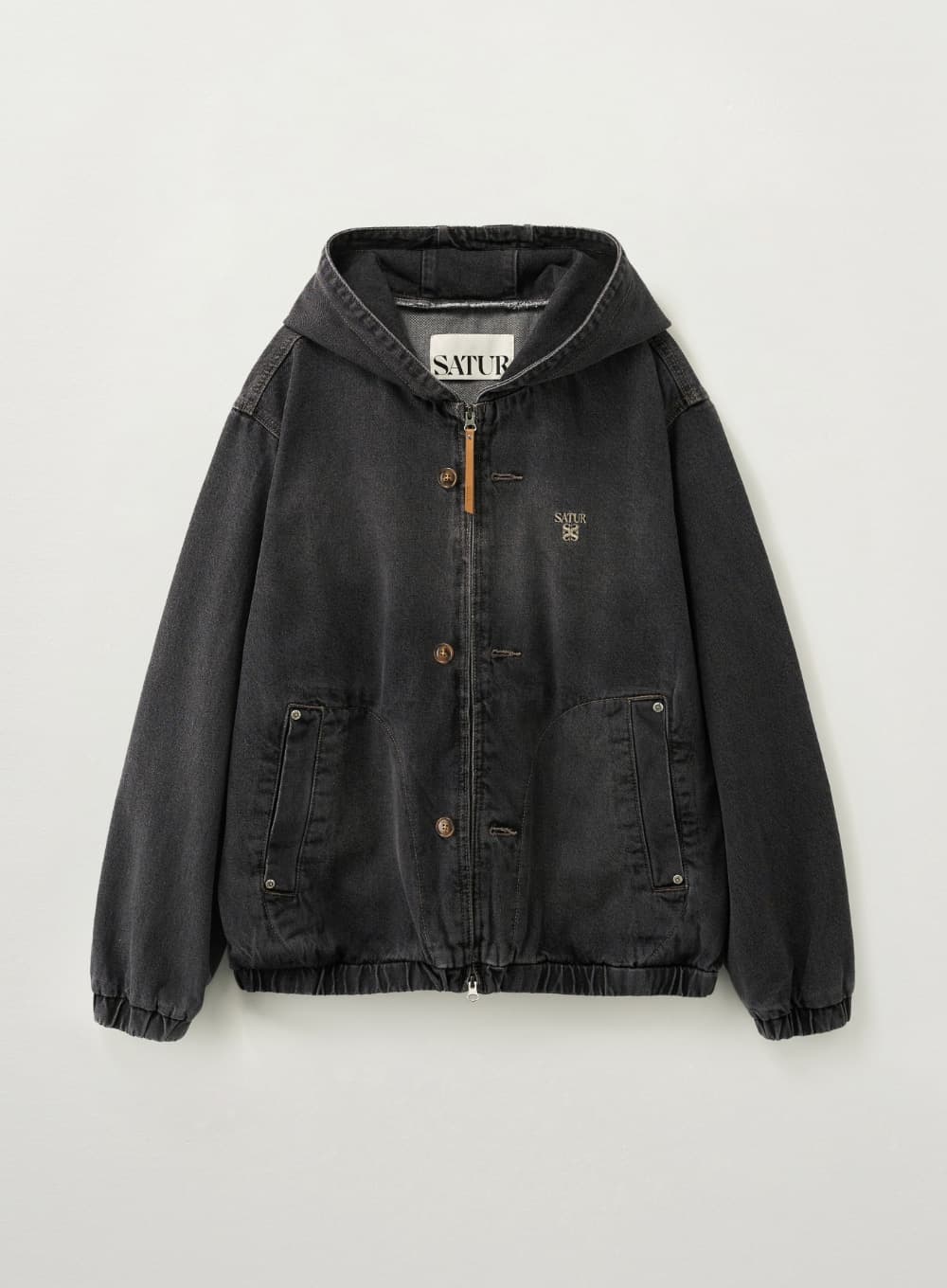 Teo Denim Blouson Jacket - Gray