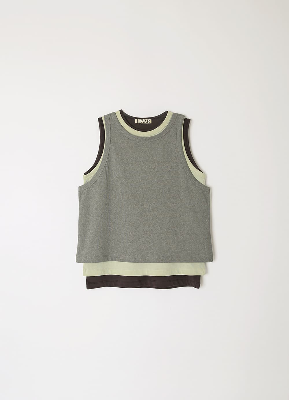 3-Way Layered Sleeveless PACK - Dusty Grey