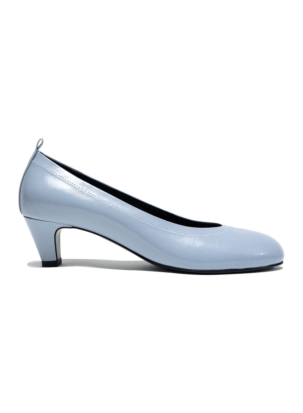 VINTAGE ROUND TOE PUMPS_VINTAGE BLUE