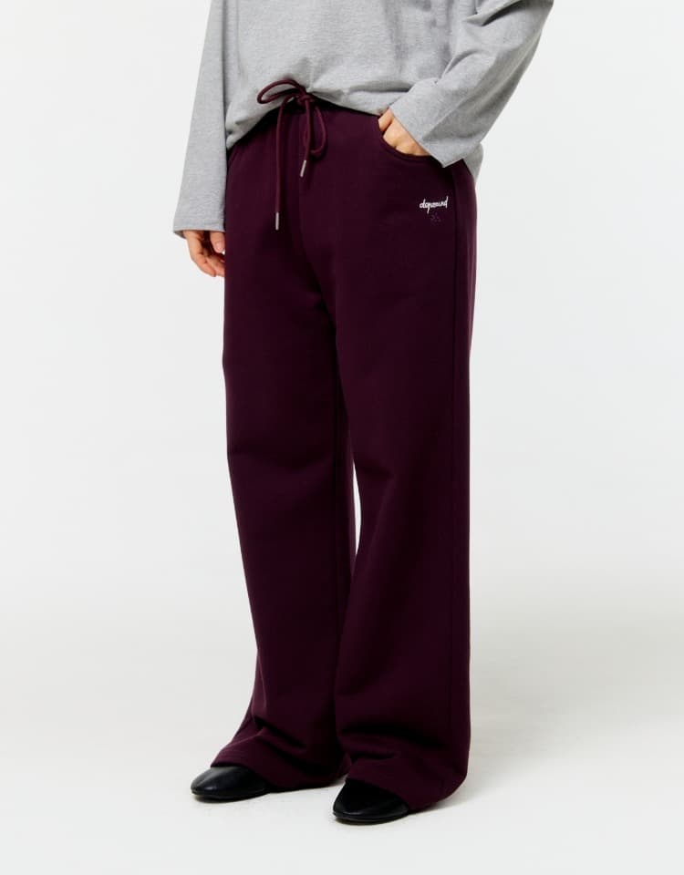 grape sweat pants - grape