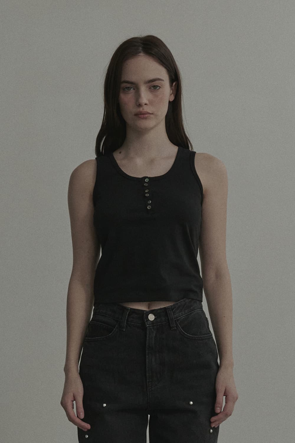 Bowen Sleeveless Top - Black