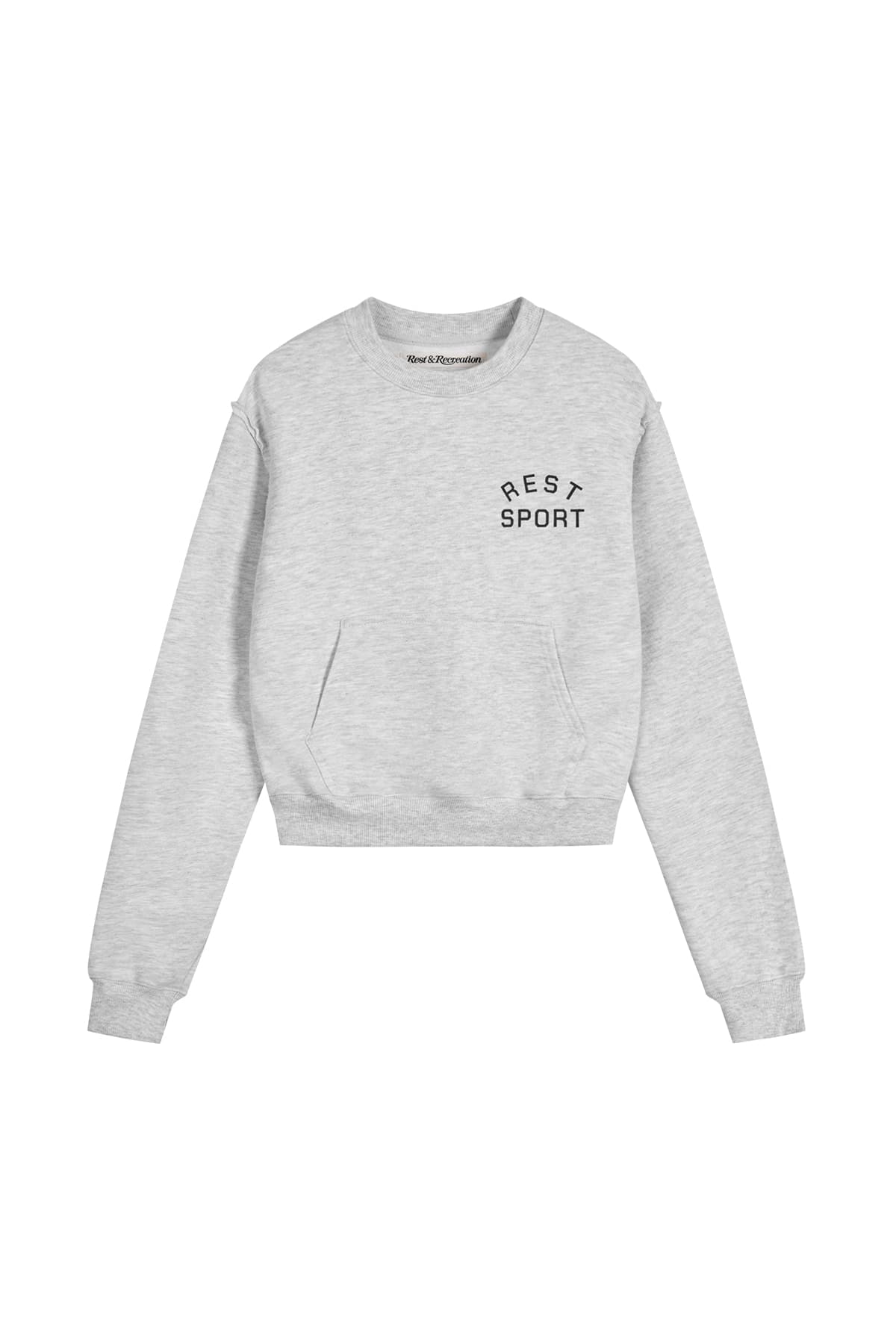 POCKET SWEATSHIRT - LIGHT GREY